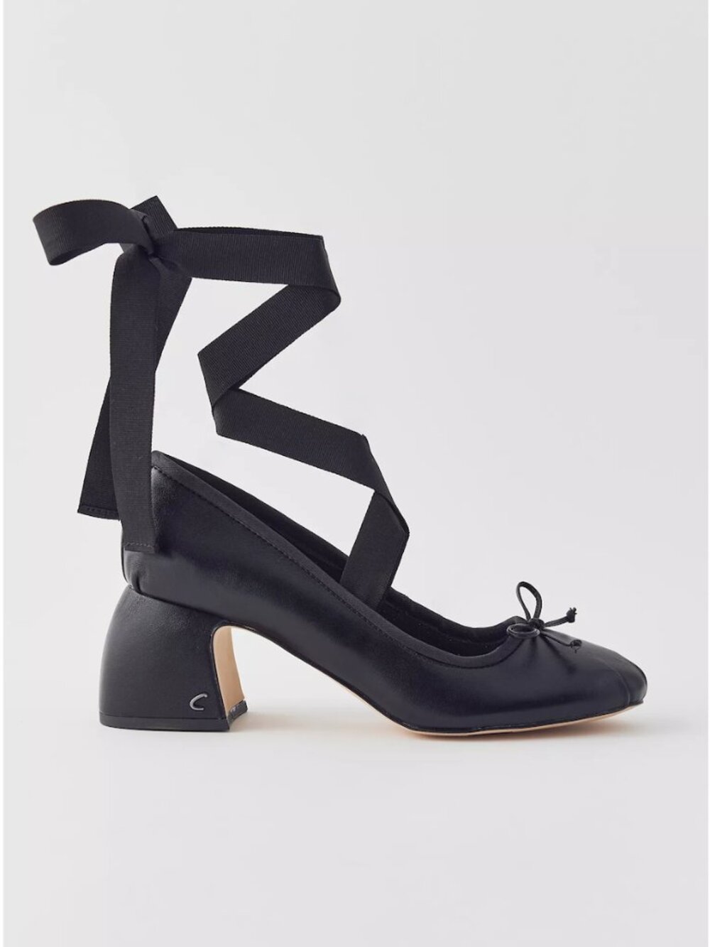 Circus by Sam Edelman Della Ankle Tie Ballet Pump Black 10 NWT